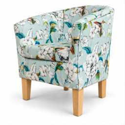 Handmade Maestro Hummingbird Tub Chair - Traditional Fabric & Made in Britain - thumbnail 3