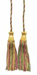 "D??copro Double Tassel Curtain & Drapery Tieback/Holdback, 4"" - 10cm, 29"