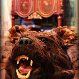 Faux Fur Bear Skin Rug, Handmade Accent Pelt - thumbnail 3