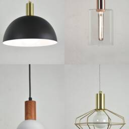 "Shade Ready Pendant Kit - Custom Colors Threaded Sockets For 1 5/8"" Hole Or 2 1/4" - thumbnail 2