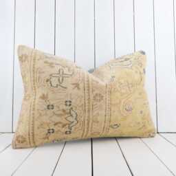 16x24 Vintage Turkish Kilim Pillow Cover Handmade Decorative Cushion - thumbnail 3