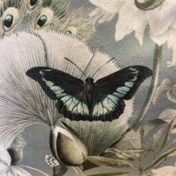 Hand Made Double Sided Plush 290Gsm Velvet - Large Cushion Cover Utopia in Silver - thumbnail 3