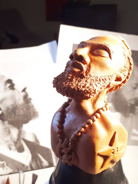 Nipsey Hussle Tribute Sculpture - image 1