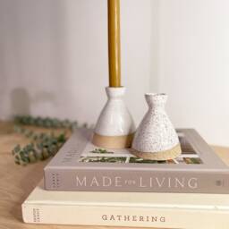 Ceramic Candle Taper Holder - thumbnail 2