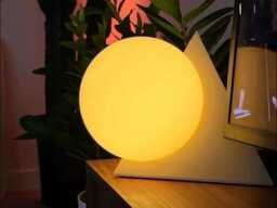 Pyramid Table Lamp Dimmable Modern Bauhaus Design - thumbnail 2