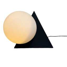 Pyramid Table Lamp Dimmable Modern Bauhaus Design - thumbnail 4