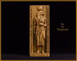 Ra, Egyptian God, God Of Sun, Pagan Gods, Egypt, Mythology, Wicca, Altar, Witches, Kemet, Nubian, Statue - thumbnail 1