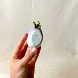 Jack-O'-Lantern, Samhain Lantern, Halloween Turnip, Ceramic Ceramic Luminary, Spooky Season Decor, Lantern, Turnip Lantern - thumbnail 4