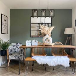 Reclaimed Dining Table With Black Hairpins, Choice Of Sizes+Colours, Handmade in London - thumbnail 2