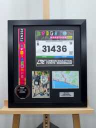 Brighton Medal Frame, Bib Photo Display Large 3D Shadow Box 2026