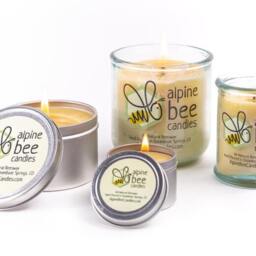 Beeswax Candle Tin 4 Oz Handpoured in Steamboat Springs, Co - Natural Or Scented - thumbnail 3