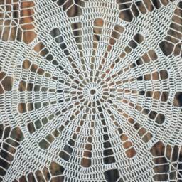Large Dream Catcher, Crochet Doily, Boho Wall Hanging - thumbnail 3