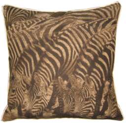 Savannah Zebras Tapestry Cushion Cover Sham - thumbnail 1