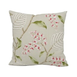 Colefax & Fowler - Atwood Pink/Green Modern Trailing Floral Designer Cushion Cover Handmade Throw Pillow Luxury Home Decor - thumbnail 2
