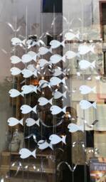 Recycled Sculpture With Fishes - Decoration Animals 3D Printing Minimalist For Restaurants & Coffeshops Home - thumbnail 1
