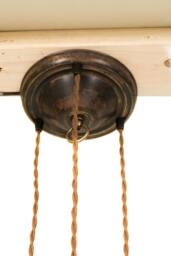 Industrial 3 Light Caged Chandelier - thumbnail 4