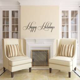 Merry Christmas Vinyl Wall Quote, Holiday Decor, Decals, Festive Stickers, Decorations - thumbnail 2