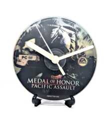 Medal Of Honor Pacific Assault Disc Clock Video Pc Cd Game Gift - thumbnail 1