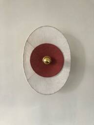 Camafeo Fixed Wall Light in Linen Veil & Washed - Mobile On Request