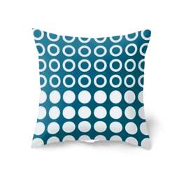 Bohemian Cushion Cover, Blue Colourful Geometric, Turquoise Modern Decor, Unique Home Accents, Vibrant Sofa Pillow Case - thumbnail 3
