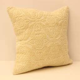 Textile Pillow 16x16 Inch - 40x40 cm Decorative Boho Interior Design Retro Home Decor Ethnic Pillowcover Natural Dye Cushion 4Kf-141 - thumbnail 2