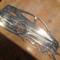 1st Gen Crx Automotive Silhouette Wall Art - thumbnail 2