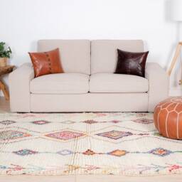 Authentic Beni Ourain Rug, Azilal Moroccan Rug 5x9 Ft - thumbnail 2