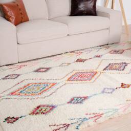 Authentic Beni Ourain Rug, Azilal Moroccan Rug 5x9 Ft - thumbnail 3