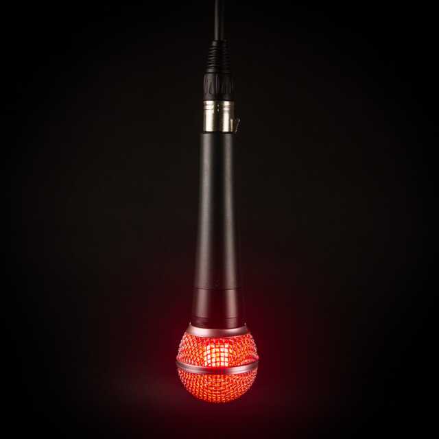 Hanging Classic 58 Microphone Lamp - On Air Edition/Ceiling Light Musician Cool Decor Interior Red Neumann Bar Lighting - image 1