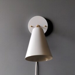 Plug-In Extended Single Cone Wall Sconce Mid Century Modern Spotlight Reading - thumbnail 3