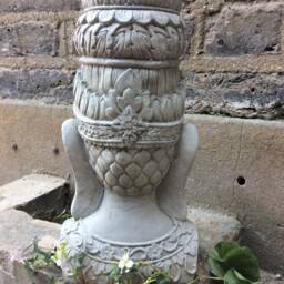 Beautifully Detailed Thai Buddhas Bust Statue For The Home Or Garden. From Sius - thumbnail 3