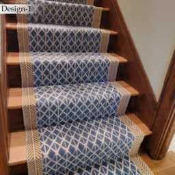 Extra Large Runner Hallway Stair Green Handmade Rug Washable Cotton Dhurrie Hand Block Print Custom 2x20 3x10 4x20 Ft - thumbnail 1