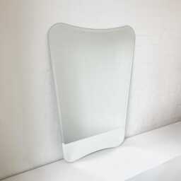 Art Deco Inspired Frameless Wall Mirror With A Bevel - Vintage N.2 - thumbnail 2