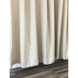 A Pair Of Burlap Tan Curtains, Heavy Weight Linen, Double Weave Woven High Quality Custom Curtains - thumbnail 3