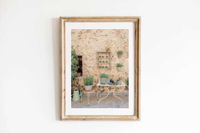 Tuscany Alfresco Print Italian Table Fine Art Photography - image 1
