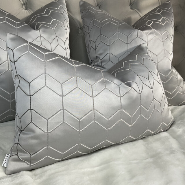 "John Lewis & Partners Filmore Fabric Cushion Cover 12"" X 20" - image 1