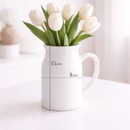 Personalised Eucalyptus Jug - Mam, Nana, Nanna, Grandma Gift For Her Idea Grandparent Flower Vase - thumbnail 3