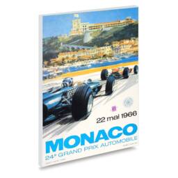 Reprint Of A Vintage 1966 Monaco Motor Racing Poster - thumbnail 2