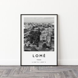 Lome Togo Travel Print African Wall Art - thumbnail 2