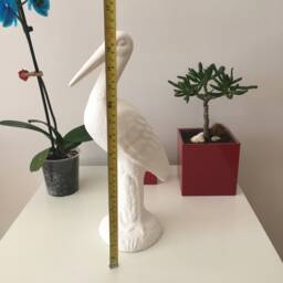 Ceramic Stork Statue - Ready To Paint Garden Decor, Outdoor Statues For Creative Home & Landscape Design - thumbnail 4