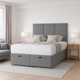 Plush Velvet Ottoman Bed - 54 - thumbnail 2