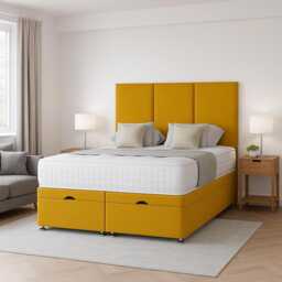 Plush Velvet Ottoman Bed - 54