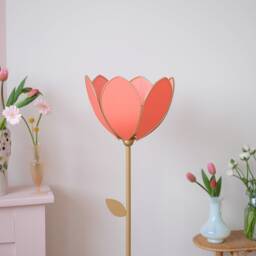 Simple Flower Floor Lamp & Lampshade - Grapefruit - thumbnail 3