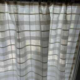 Cafe Curtain, Cottage Style, Semi Sheer, Window Drapery - thumbnail 2