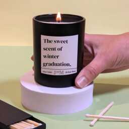 Winter Graduation. December Completed Degree. Graduation Gift. Candle Gift Graduation - thumbnail 2