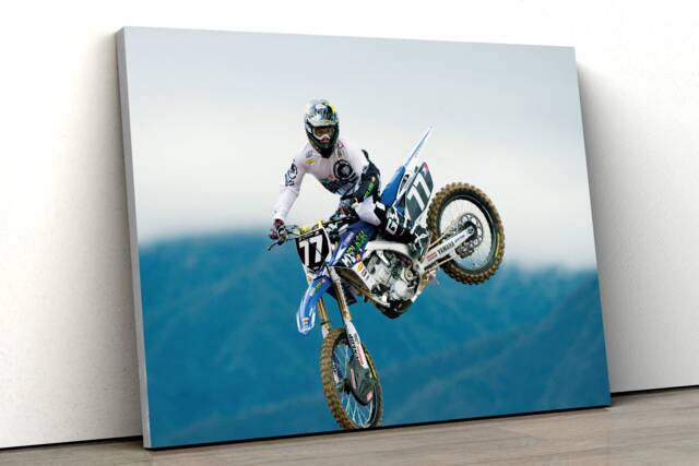 Motocross Dirt Bike Racing Large Canvas Art Custom Print Gift A0 A1 A2 A3 A4 - image 1