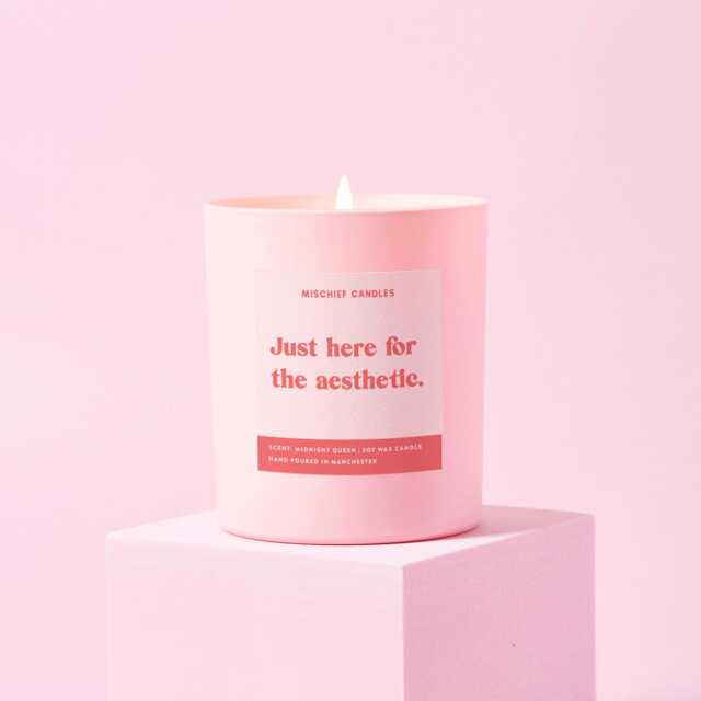Funny New Home Gift For Her - Just Here The Aesthetic Candle - image 1