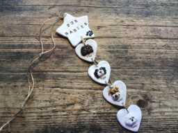 Personalised Fur Baby Wall Hanging Pet Family Tree Sign Dog Cat Pet Lover Gift Memorial Bereavement Loss Sign Family - thumbnail 1
