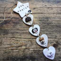 Personalised Fur Baby Wall Hanging Pet Family Tree Sign Dog Cat Pet Lover Gift Memorial Bereavement Loss Sign Family - thumbnail 4