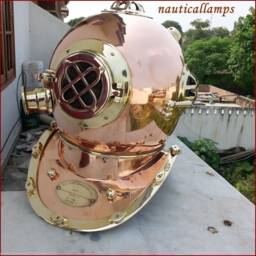 Diving Helmet Divers 18 Inch in Iron & Aluminium - thumbnail 1
